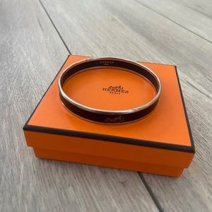 Hermès bangle bracelet black